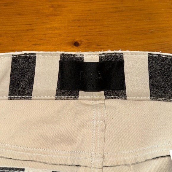 RtA Kiki Striped kick flare leather pants - Picture 13 of 17